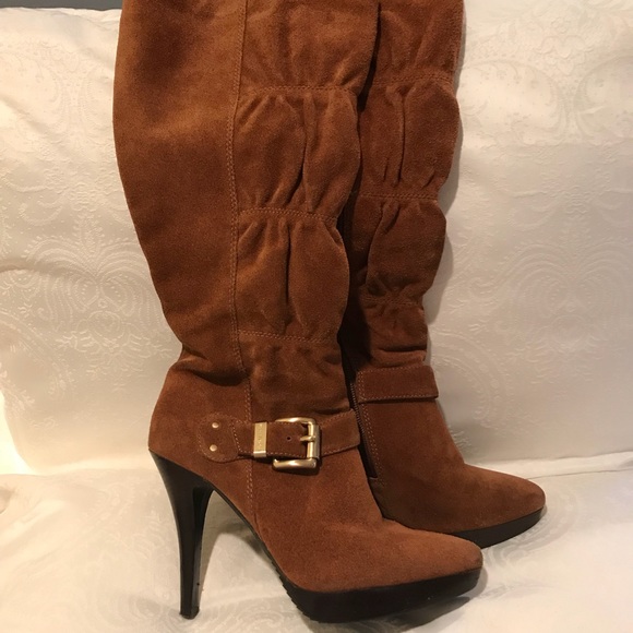 PRICE DROP Caramel suede Michael Kors - Picture 3 of 8